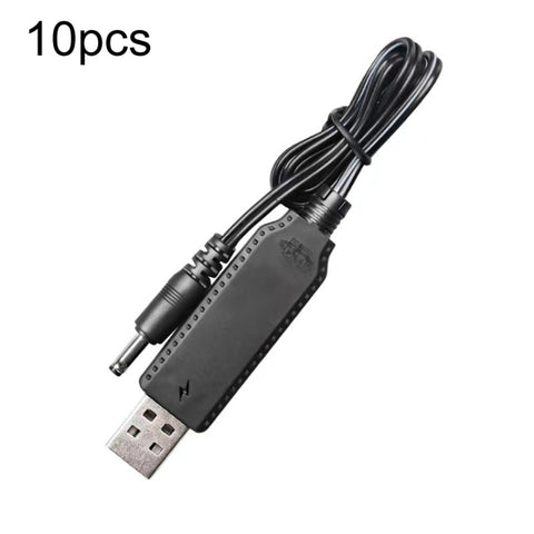 10pcs 3.7V IC Circuit Protection Lithium Battery USB Straight Head Charging Cable, 2.0mm, 2.5mm, 3.5mm, 5.5mm