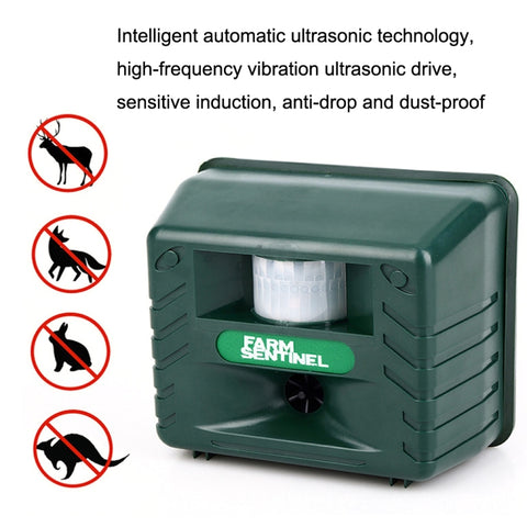 SK131 Garden Outdoor Ultrasonic Rat Repeller Snake Repelle Farm Animal Driving Device