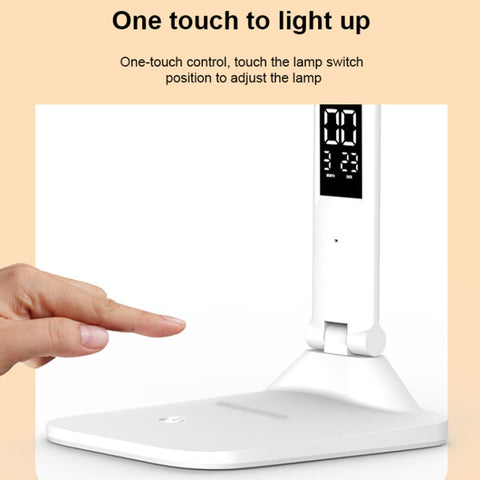 LED Intelligent Digital Display Foldable Desk Lamp, Style:, USB Straight Plug, Charging 2000mAh, Charging 3200mAh, Double Head USB Straight Plug, Double Head Charging 2000mAh, Double Head Charging 3200mAh