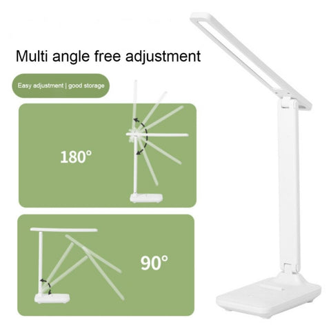LED Intelligent Digital Display Foldable Desk Lamp, Style:, USB Straight Plug, Charging 2000mAh, Charging 3200mAh, Double Head USB Straight Plug, Double Head Charging 2000mAh, Double Head Charging 3200mAh