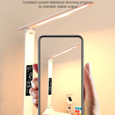 LED Intelligent Digital Display Foldable Desk Lamp, Style:, USB Straight Plug, Charging 2000mAh, Charging 3200mAh, Double Head USB Straight Plug, Double Head Charging 2000mAh, Double Head Charging 3200mAh