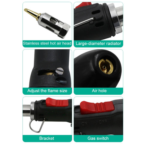 3 in 1 Gas Soldering Iron Gas Torch Pen-Shaped Gas Soldering Iron