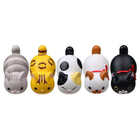 Cute Cartoon Cat 3D Fridge Magnet Mobile Phone Case Material, White Scarf Cat, Gray Striped Cat, Money Pattern Cat, 3 -color Cat