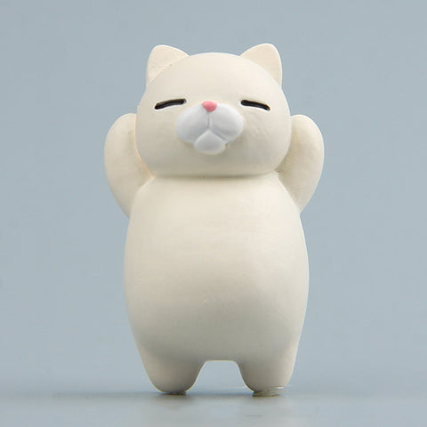 Cartoon Cat Fridge Magnet Resin Ornament Ornament, With Magnetic Sticker, Without Magnetic Sticker