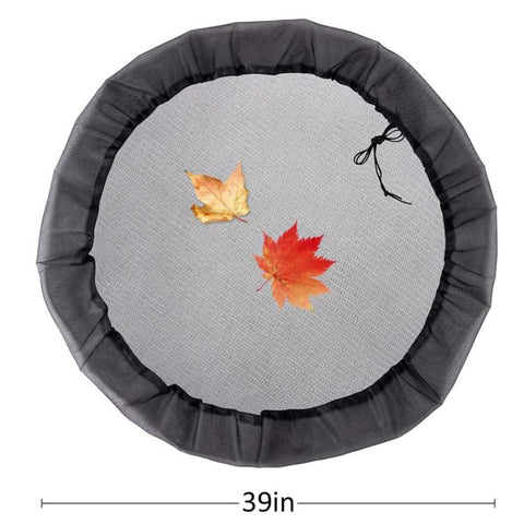Bucket Insect Screen Cover Outdoor Garden Screen Protector Leaf Filter Cover, 95cm