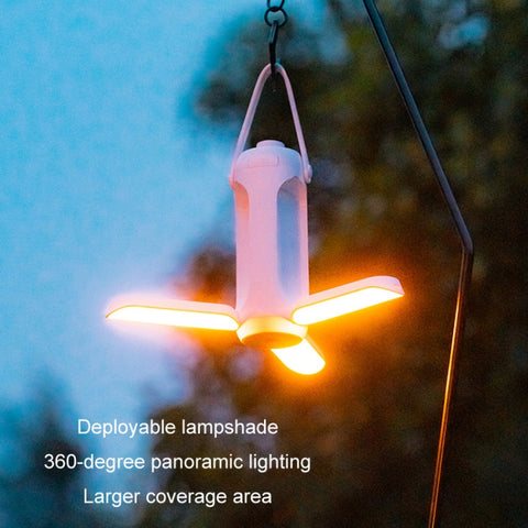 Outdoor Hanging Camping Lights Tent Lighting Atmosphere Lights, Grey, White
