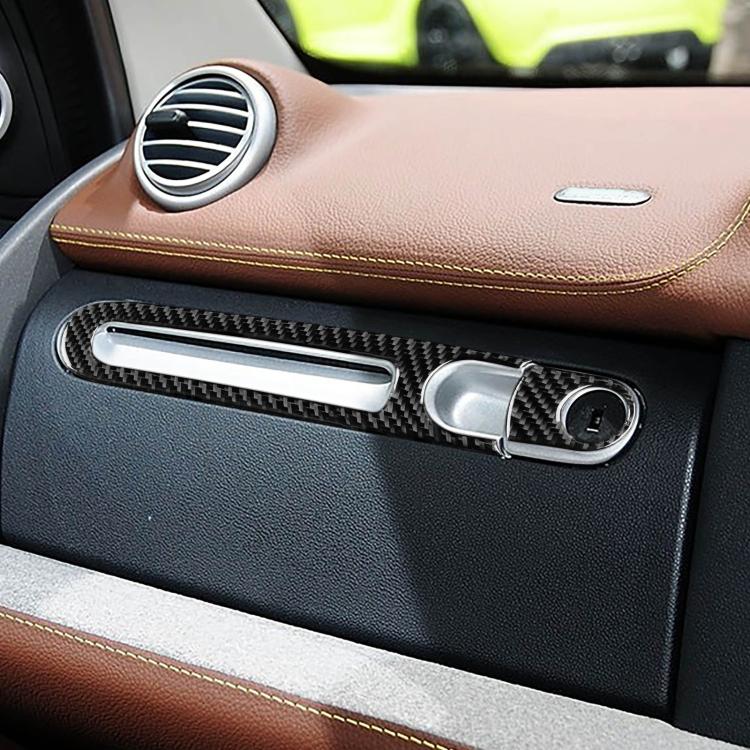 For 2011-2015 Mercedes-Benz Smart Right-Hand Drive 2pcs /Set Glove Box Handle Stickers, Right-Hand Drive
