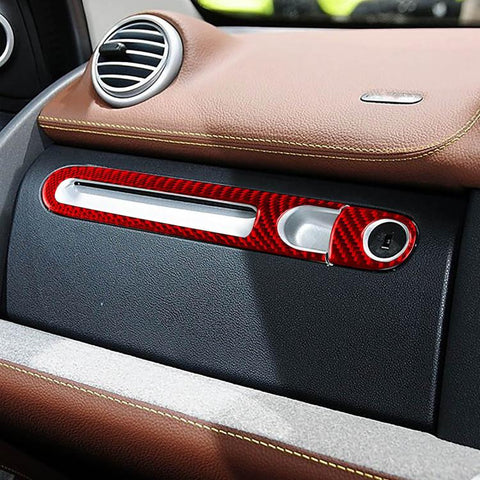 For 2011-2015 Mercedes-Benz Smart Right-Hand Drive 2pcs /Set Glove Box Handle Stickers, Right-Hand Drive