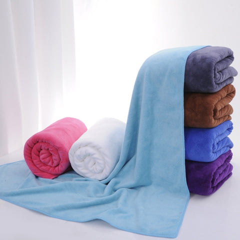 Nano Thickened Large Bath Towel Hairdresser Beauty Salon Adult With Soft Absorbent Towel, 25x25cm, 30x30cm, 30x60cm, 30x70cm, 35x75cm, 70x140cm, 80x180cm
