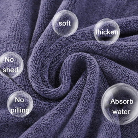 Nano Thickened Large Bath Towel Hairdresser Beauty Salon Adult With Soft Absorbent Towel, 25x25cm, 30x30cm, 30x60cm, 30x70cm, 35x75cm, 70x140cm, 80x180cm