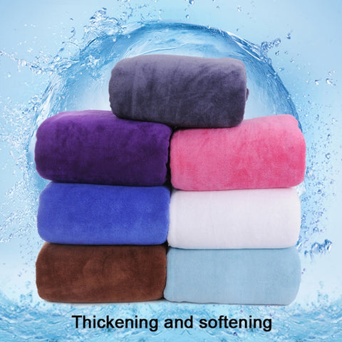 Nano Thickened Large Bath Towel Hairdresser Beauty Salon Adult With Soft Absorbent Towel, 25x25cm, 30x30cm, 30x60cm, 30x70cm, 35x75cm, 70x140cm, 80x180cm