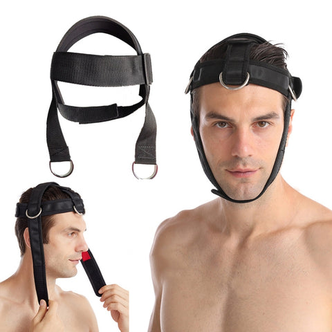 MK119 Neck Training Belt Head and Neck Trainer Shoulder Weight Strength Training Headgear, Neck Training Belt