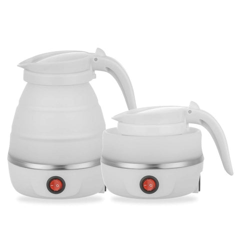 Portable Folding Silicone Electric Kettle for Household Travel, EU Plug 220V, US Plug 110V, UK Plug