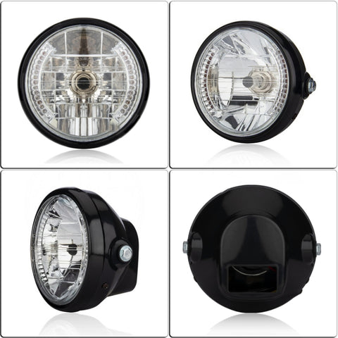 Motorcycle 7 Inch LED Headlight Angel Ring With Steering Function, PE-D7inS01