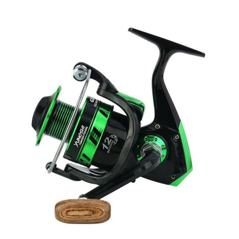 YUMOSHI GL Series Fishing Lines Spinning Reel, GL1000 Silver, GL2000 Silver, GL3000 Silver, GL4000 Silver, GL5000 Silver, GL6000 Silver, GL7000 Silver, GL1000 Black, GL2000 Black, GL3000 Black, GL4000 Black, GL5000 Black, GL6000 Black, GL7000 Black