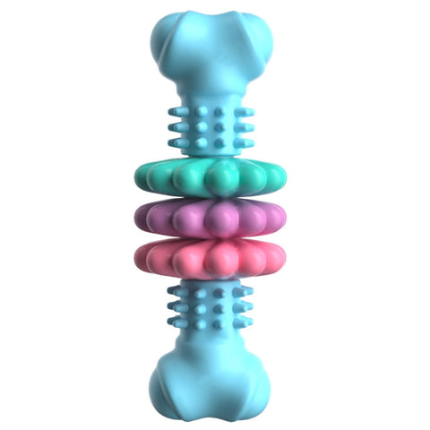 BG5056 TPR Pet Chewing Toys Bone Shape Dog Teething Stick, BG5056 (Blue), BG5056 (Pink), BG5056 ( Green)