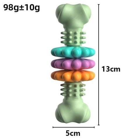 BG5056 TPR Pet Chewing Toys Bone Shape Dog Teething Stick, BG5056 (Blue), BG5056 (Pink), BG5056 ( Green)