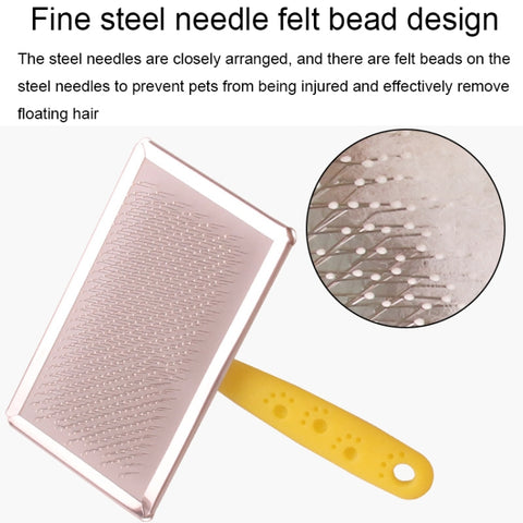 BG-W1347 Pet Hair Removal Massage Comb Dog Cleaning Tools, Random Color Delivery, S, M, L, XL