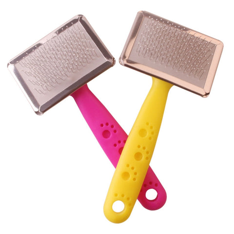 BG-W1347 Pet Hair Removal Massage Comb Dog Cleaning Tools, Random Color Delivery, S, M, L, XL