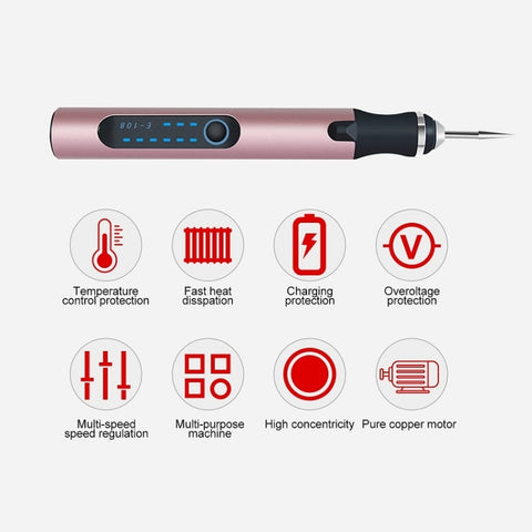 E108 38pcs/set Portable 2.35MM Chuck Mini Electric Drill Pen