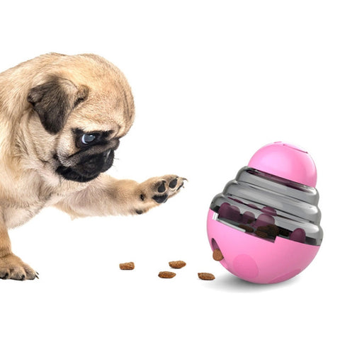 056DT Puzzle Training Pet Food Leakage Toy Tumbler Ball Dog Toy, Tumbler Ball(Lake Blue), Tumbler Ball(Yellow), Tumbler Ball(Green), Tumbler Ball(Red)