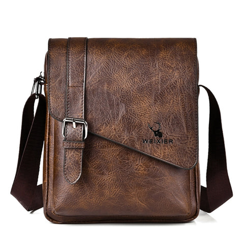 WEIXIER D266 Retro Crossbody Large Capacity Messenger Bag Shoulder Bag Tot Backpack