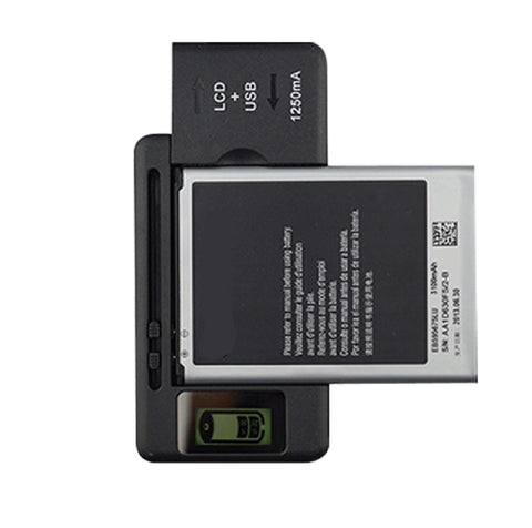 SS-5 Universal Cell Phone Battery Charger With USB Output & LCD Display, US Plug, 600A/1250mA