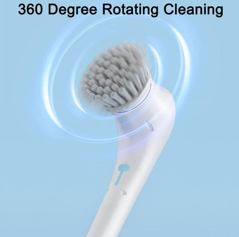 Multifunctional Electric Cleaning Brush Handheld Kitchen Dishwashing Brush with 5 Replacement Heads, 5 In 1 Brush Head +Machine