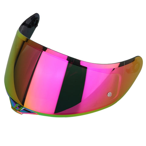 Motorcycle Helmet Lens with Anti-fog Spikes for SOMAN K1/K3SV/K5, Transparent REVO Red, Transparent REVO Purple, Transparent REVO Blue, Dark Tea Revo Red, Dark Tea Revo Blue, Tea Film Revo Purple Red Gold, Silver Plated, Dark Tea, Gold Flakes, Color Fi...