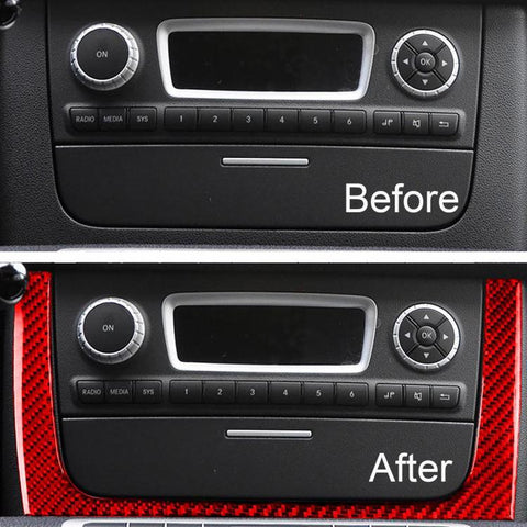 For 2011-2015 Benz Smart Fortwo CD Panel Cover Sticker