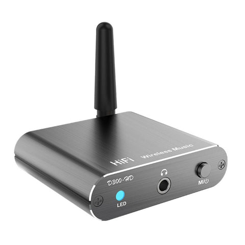 Bluetooth 5.2 Audio Receiver 3.5MM AUX Coaxial Fiber APTX HD Bluetooth Adapter, D300