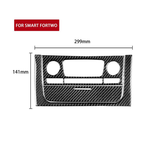For 2011-2015 Mercedes-Benz Smart 3pcs /Set CD Panel Stickers