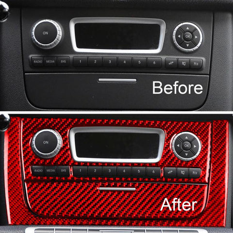 For 2011-2015 Mercedes-Benz Smart 3pcs /Set CD Panel Stickers