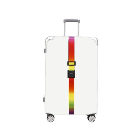 Luggage Fixed Anti-Mis-Opening Packing Strap, Honeycomb, Magic Color, Red Star, Travel Around, Smile, Rainbow, Blue Shiba Inu, Yellow Shiba Inu
