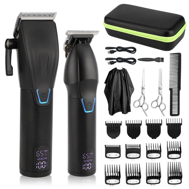 Men Electric Haircutting Tools Set Sculpting Electric Clipper, LM-2027 2 In 1 (Black), LM-2027 2 In 1 (Gold)