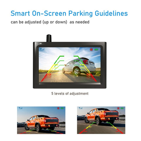 Solar HD Wireless Integrated License Plate Frame Display Camera, BC01