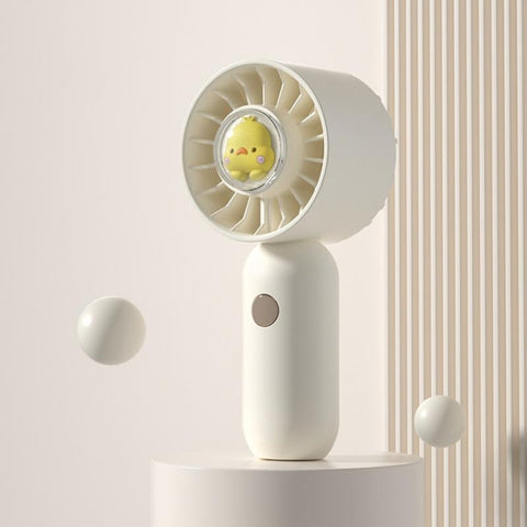 Hand Holds Small Fan Portable Mini Pocket Fan, Pink Duck, Blue Duck, Green Duck, White Duck, Pink Spray Plating Version, Blue Spray Plating Version, Green Spray Plating Version, White Spray Plating Version