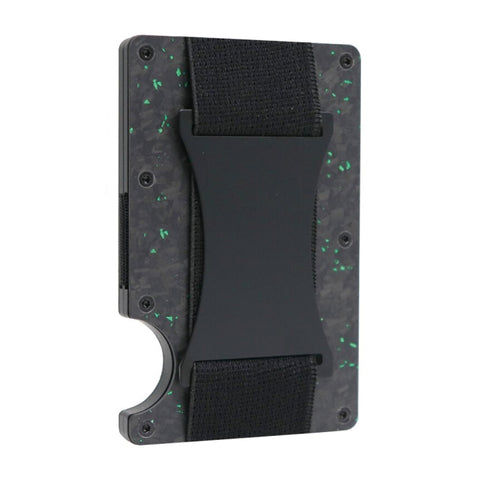 Credit Card Holder Wallets RFID Blocking Slim Metal Card Clip, Black, Grey, Royal Blue, Army Green, Dark Green, Coffee, Fluorescent Green, Carbon Fiber Pattern, Real Carbon Fiber (Light), Real Carbon Fiber (Matte), Red, Blue, Orange, Rainbow           ...