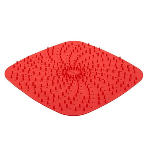 Air Fryer Reusable Silicone Liner Mat Non-Stick Steamer Pad Kitchen Accessories, Round 20cm Black, Round 20cm Red, Square Black 20.2cm, Square Red 20.2cm, Square Red 23cm, Square Black 23cm