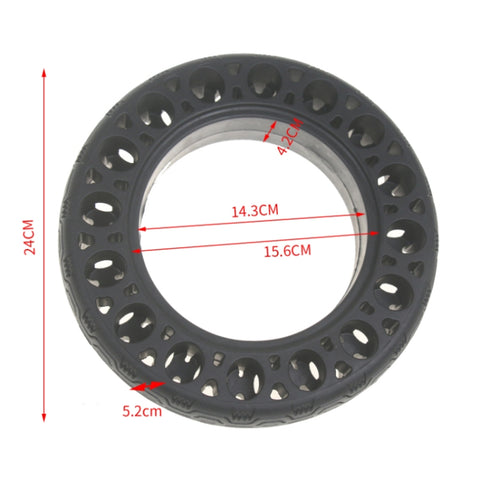 For Segway G30 Max 10-inch F20 F30 F40 Solid Run-flat Tire 60/70-6.5 Hollow Tire