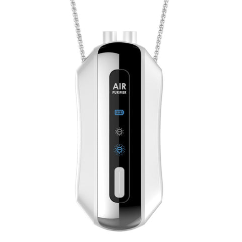 Portable Negative Ion Air Purifier Home Hanging Neck Purifier, Chain Style (White), Chain Style (Black), Rope Style (White), Rope Style (Black)