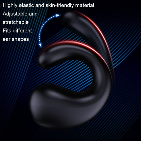 Clip-on Wireless Bluetooth Earphone With Digital Charging Compartment