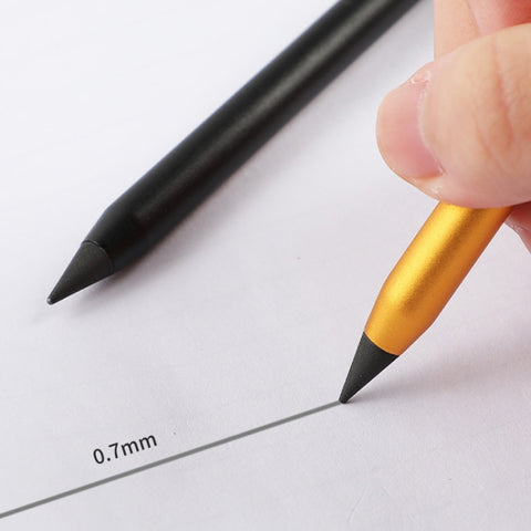 Office Pencil Unlimited Writing Eternal Metal Pen Inkless Pen Student Writing Pencil, HB