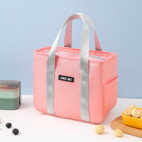 Portable Insulation Bag Waterproof Small Meal Bag Aluminum Foil Thickened Lunch Bag