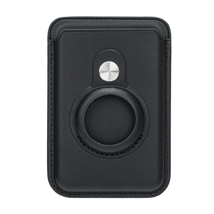 For AirTag 2nd Gen / AirTag 1st Gen Positioner Fiber Card Clip Anti-Theft Card Tracker Protection Cover, Magnetic, Paste