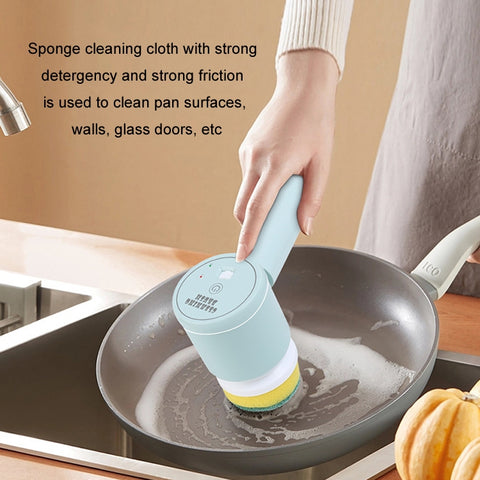 Multifunctional Handheld Wireless Folding Electric Cleaning Brush