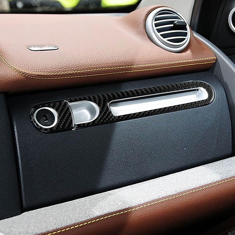 For 2011-2015 Mercedes-Benz Smart Left-Hand Drive 2pcs /Set Glove Box Handle Stickers, Left-Hand Drive