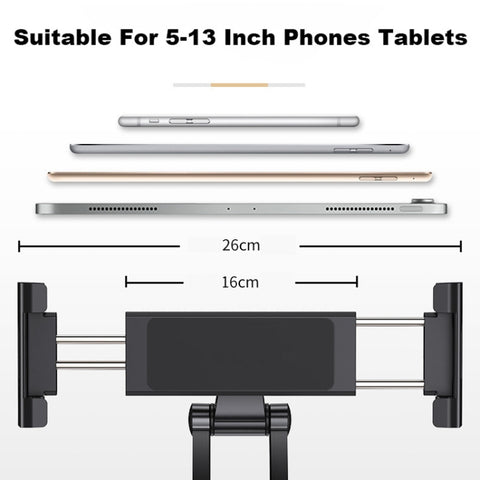 2 In 1 Aluminum Alloy Tablet PC Holder Wall Mount Mobile Phone Holder