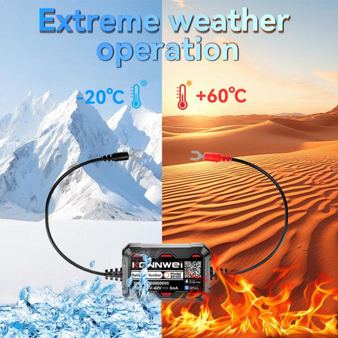 KONNWEI 360V Car Battery Monitor Diagnostic Tool, BK400