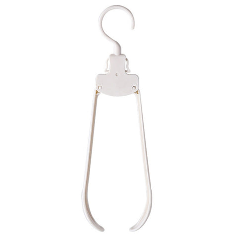 Plastic Travel Folding Hanger Portable Clothes Wide Shoulder Traceless Drying Rack